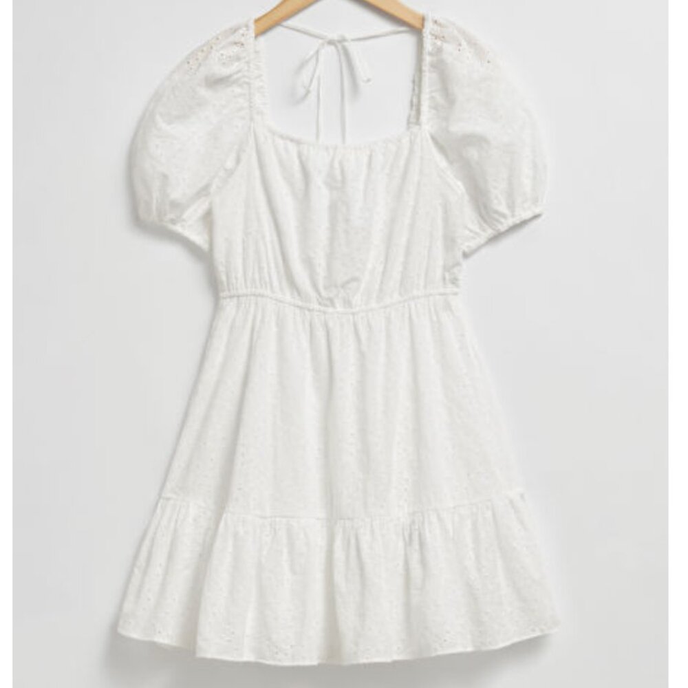 & Other Stories - Voluminous Broderie Anglaise Dress - NWT | sz 2
